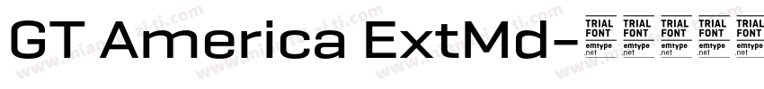 GT America ExtMd字体转换
